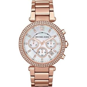 Michael Kors Rose Gold Quartz Chronograph Watch